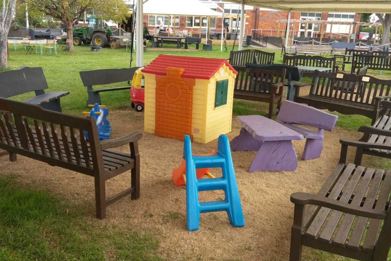 the little tikes playground at imber court