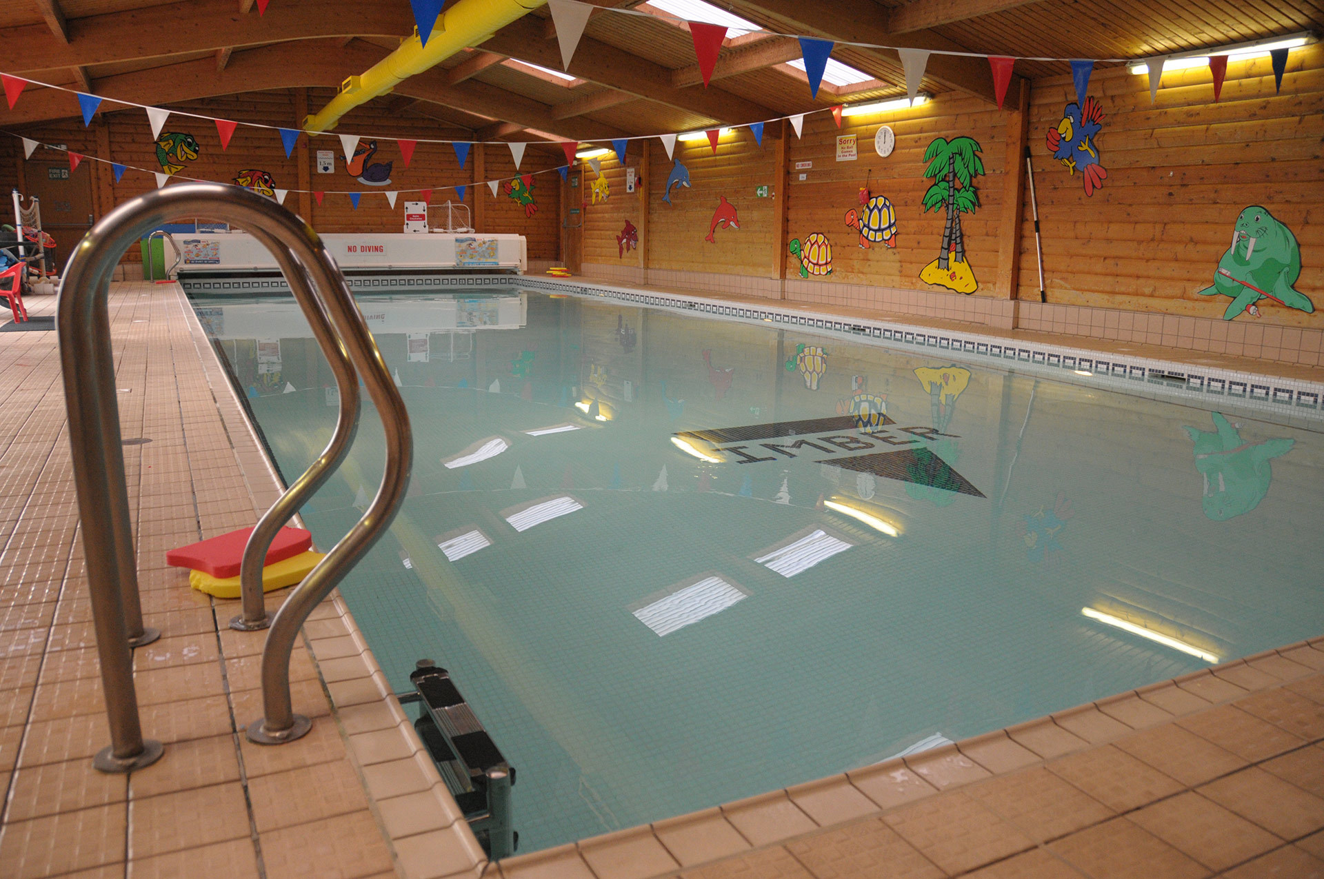 the swimming pool at imber court
